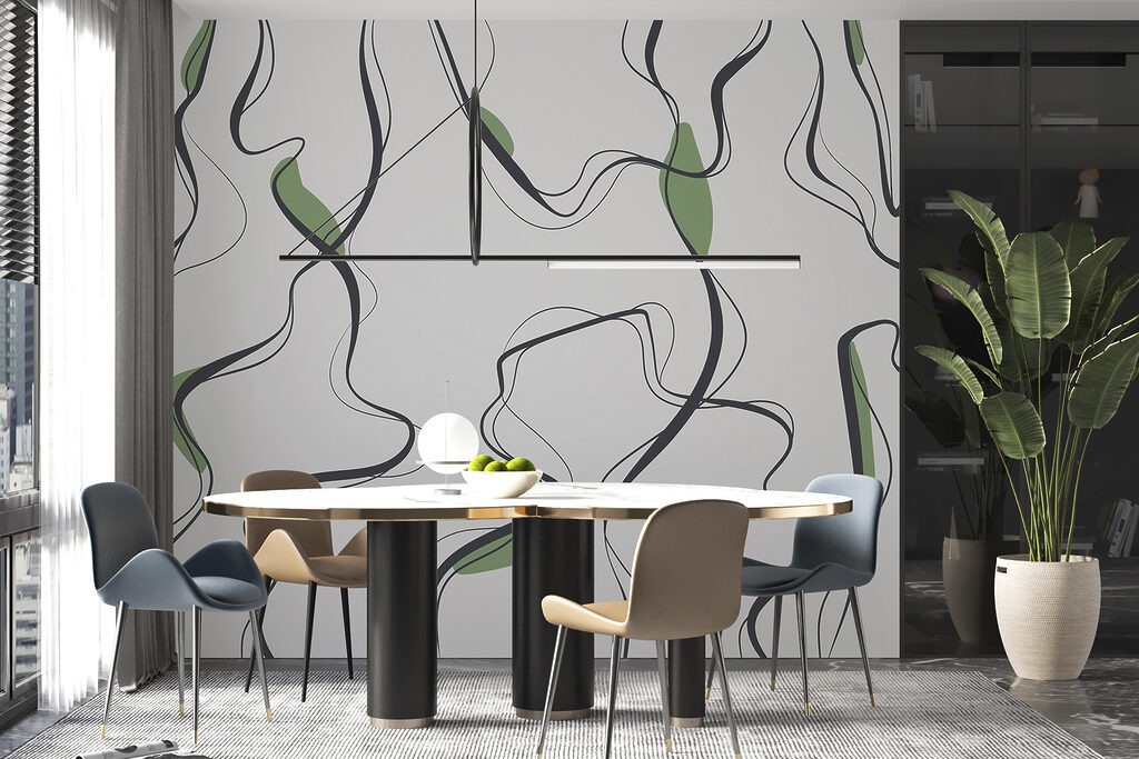 Linii gri verticale — interior 3