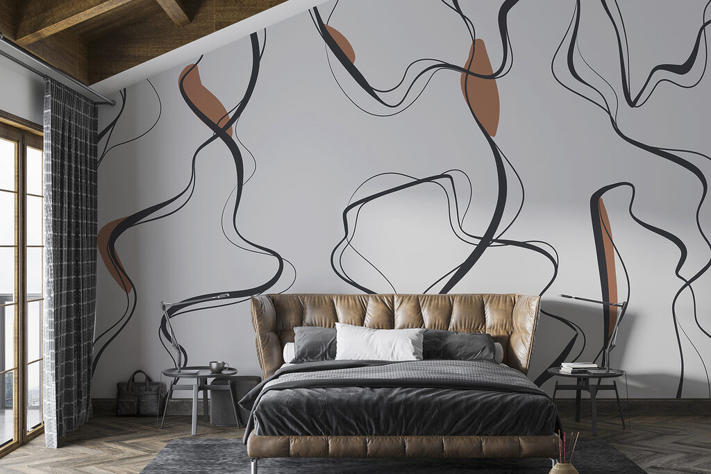 Linii gri verticale — interior 1