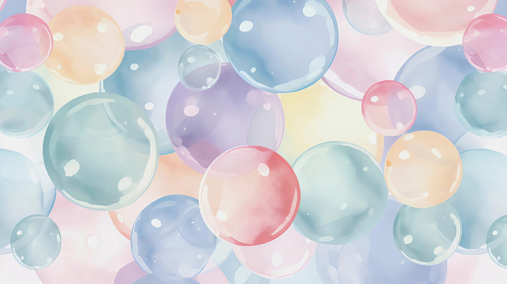 Bule pastelate — design complet
