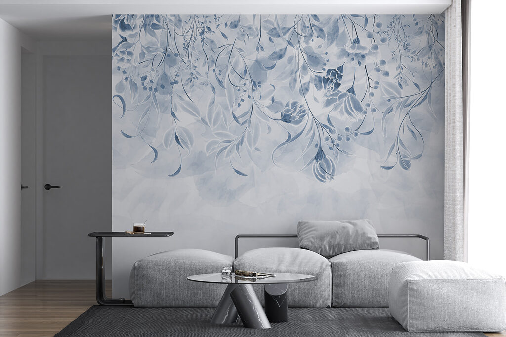 Frunze lila în cascadă — interior 2