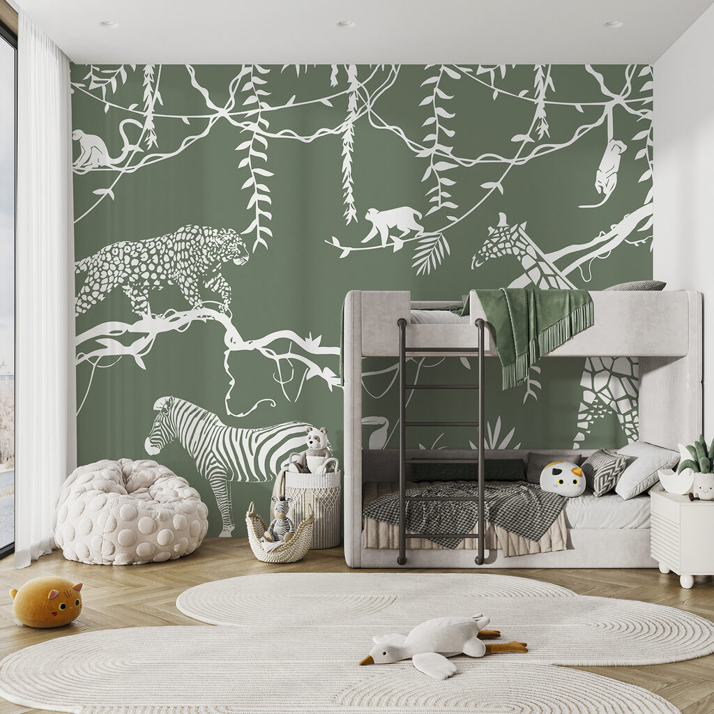 Animale în contururi albe — interior 4