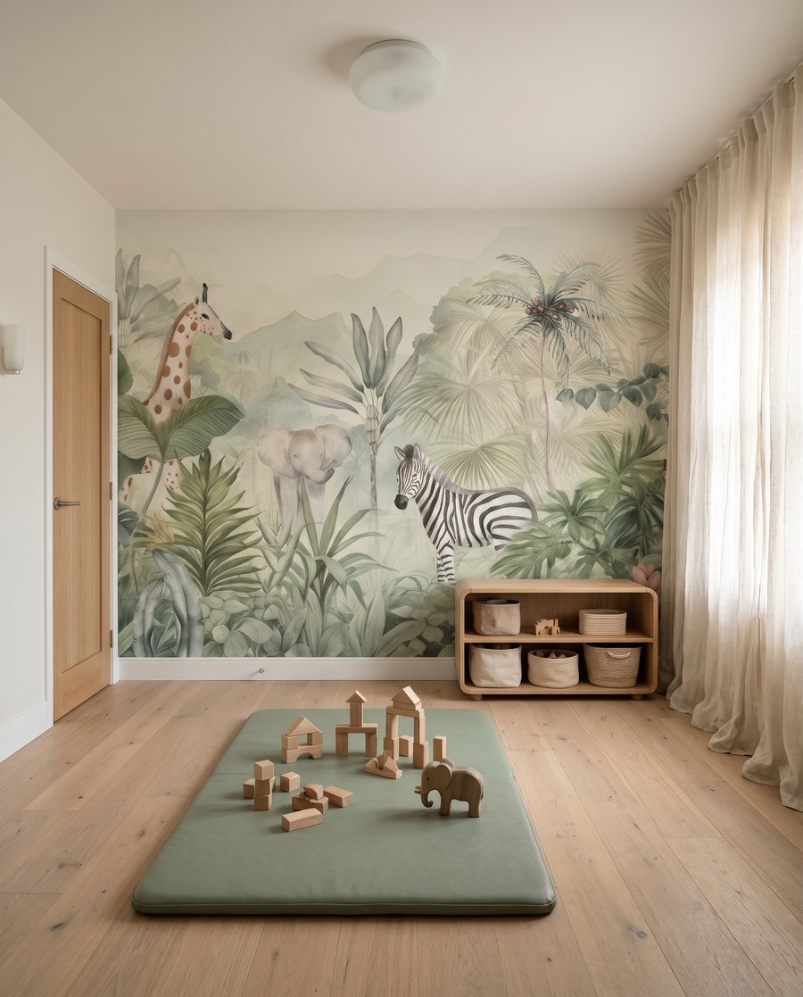 Zebră printre frunze — interior 6