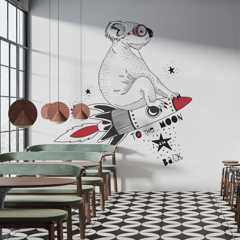 Koala pe rachetă — interior 2