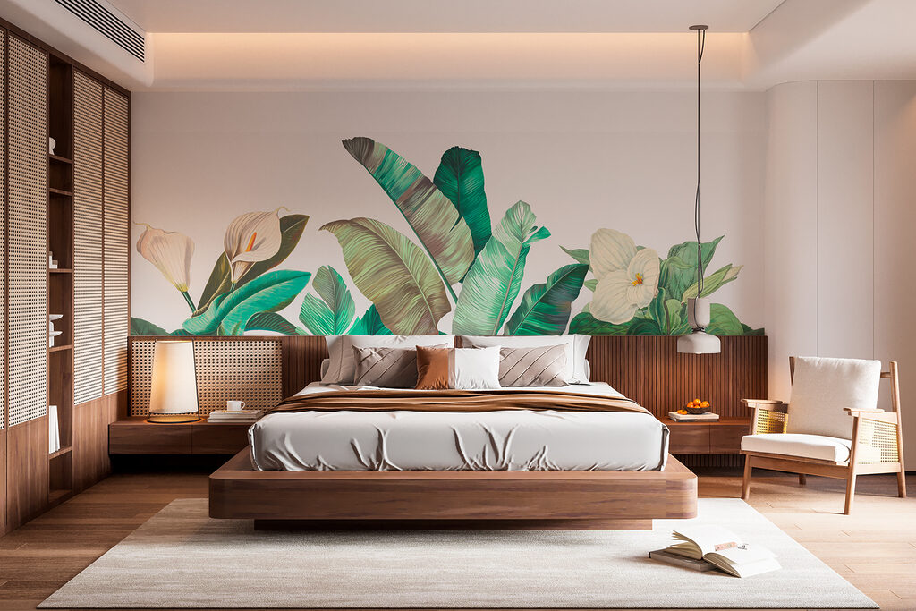 Frunze și flori deschise — interior 3