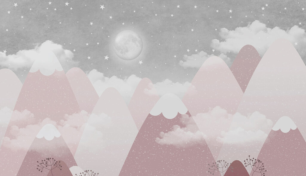 Munți sub lună — design complet