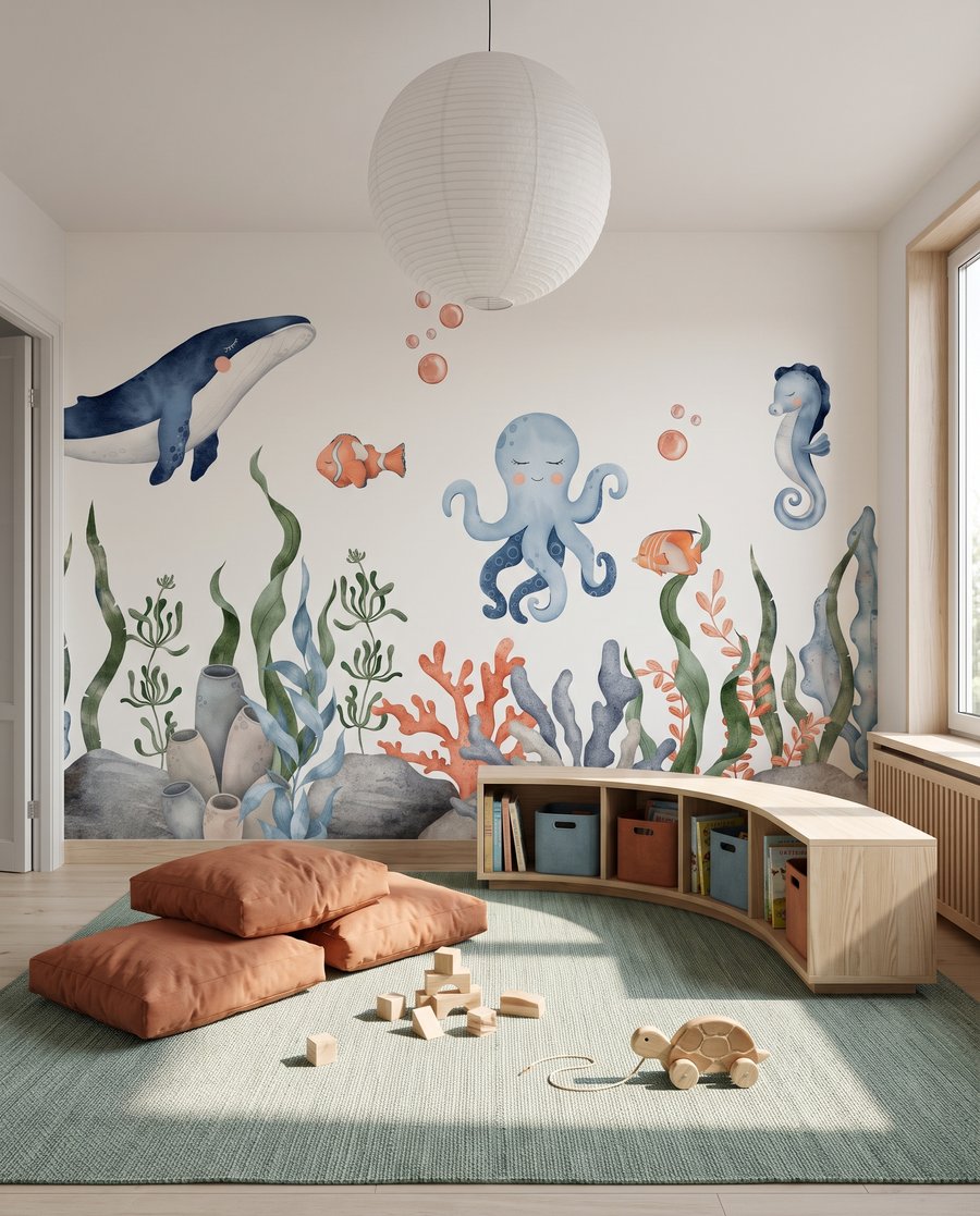 Balenă deasupra recifului — interior 2