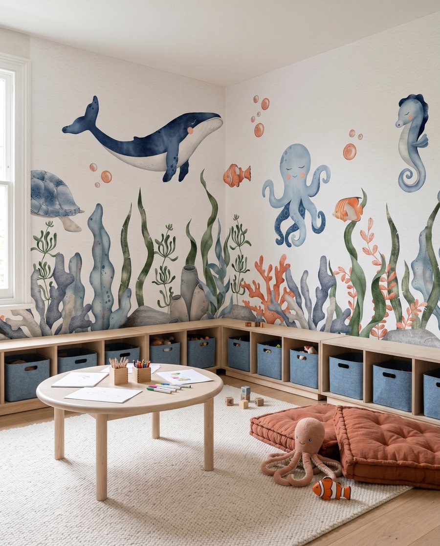 Balenă deasupra recifului — interior 3