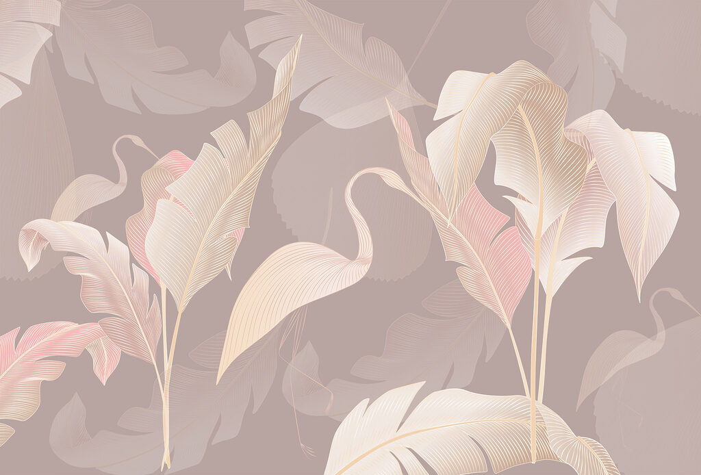 Siluete de flamingo — design complet