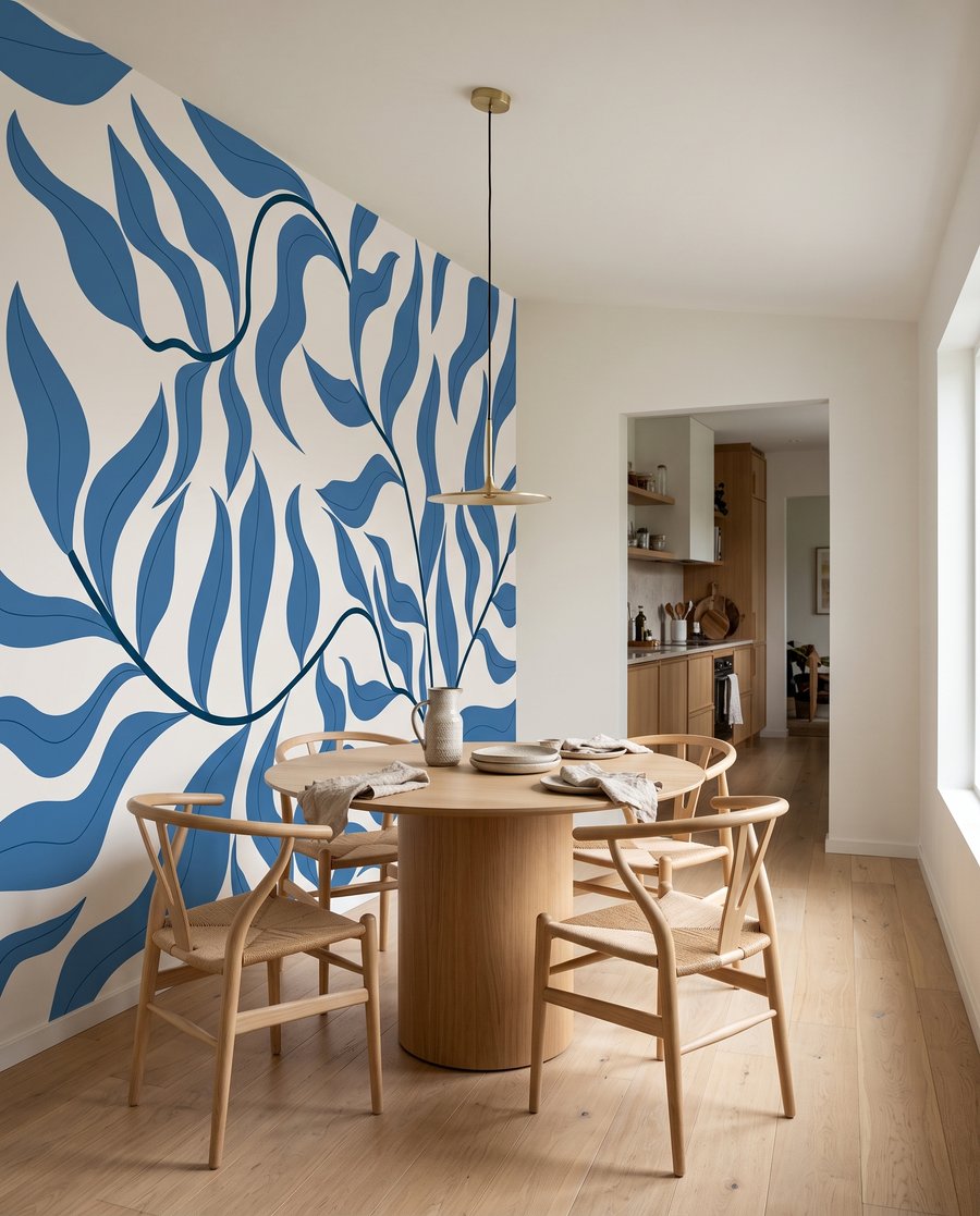 Frunze ondulate pe ramuri — interior 7