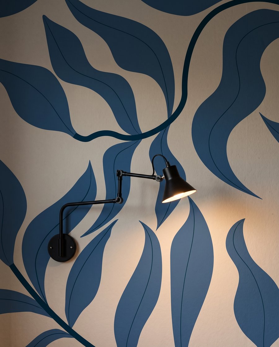 Frunze ondulate pe ramuri — interior 8