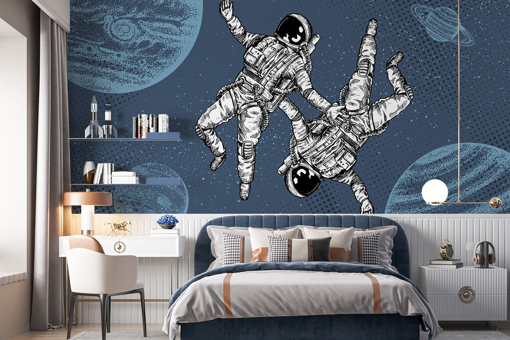 Doi astronauți printre planete — interior 1