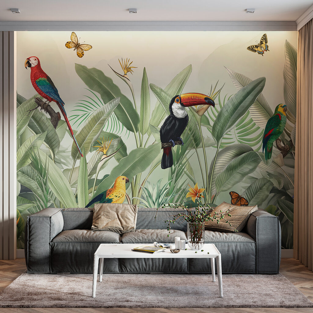Tucan, papagali, fluturi — interior 4