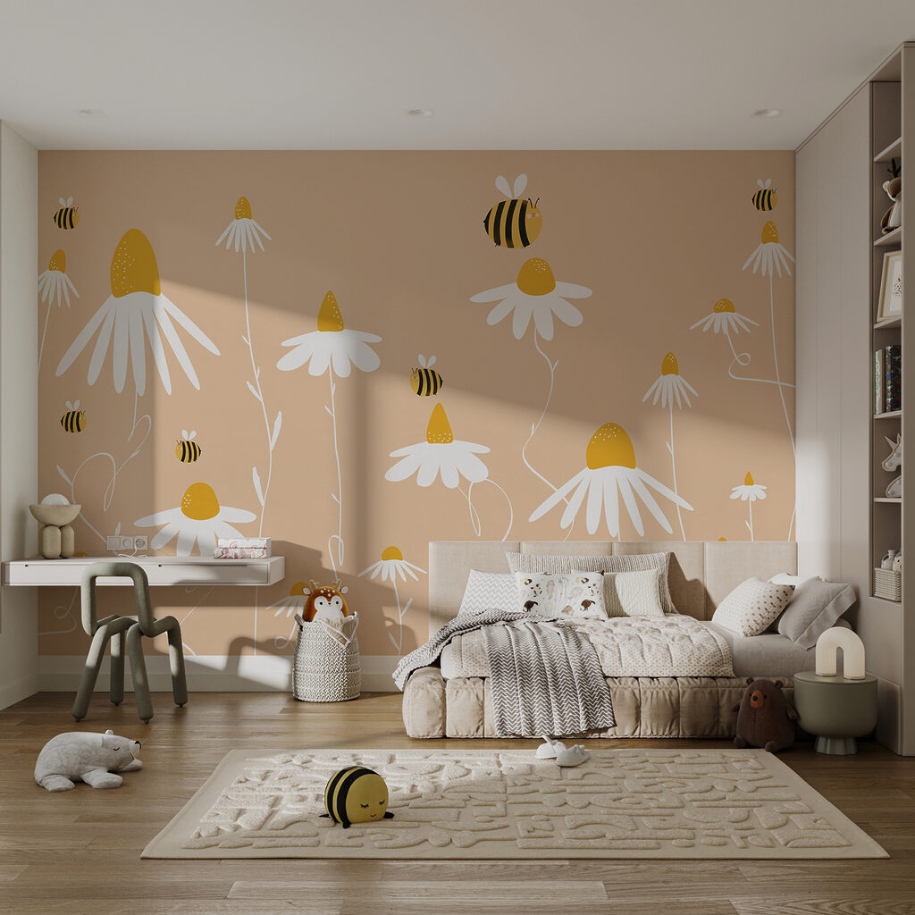Albinuțe deasupra florilor albe — interior 2