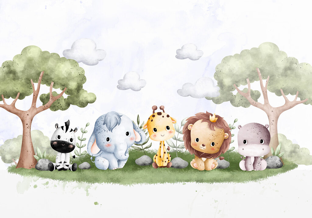 Prieteni de safari — design complet