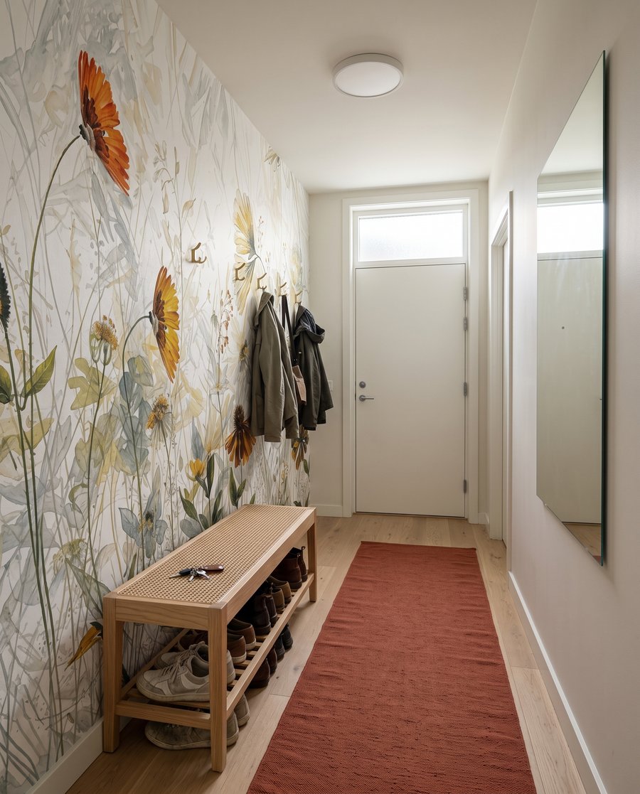 Flori galbene în lumină — interior 5