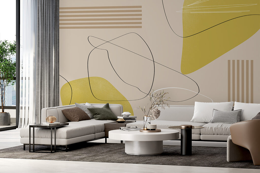 Linii libere peste pete — interior 1