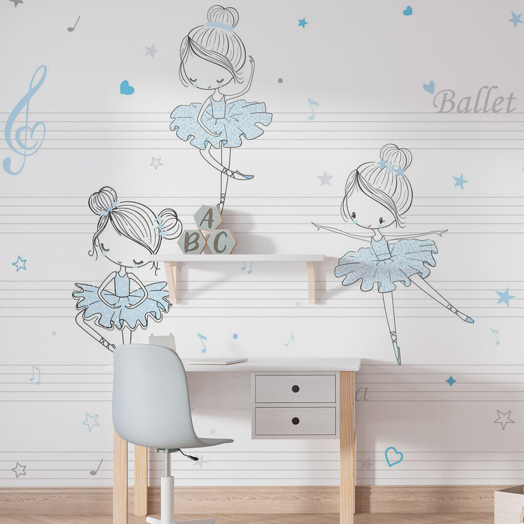 Balerine pe portative — interior 2