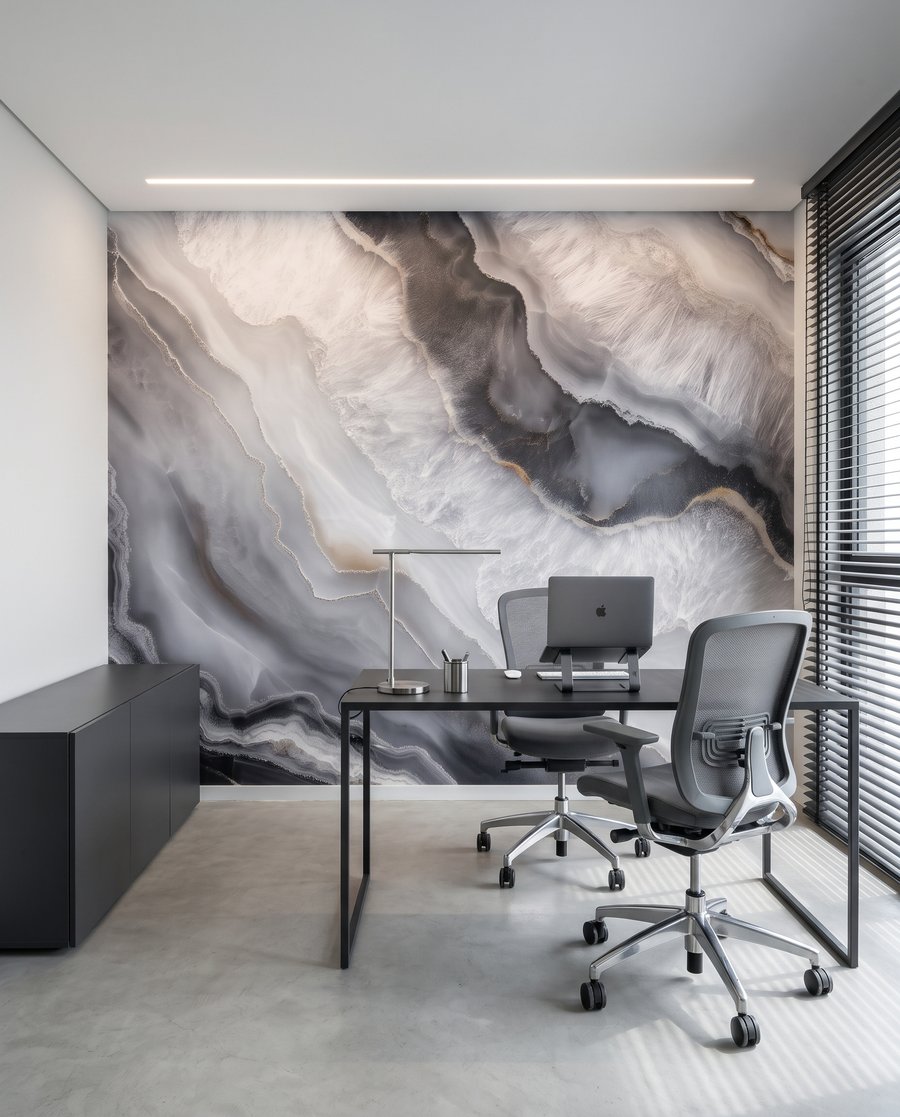 Valuri gri și aurii — interior 9