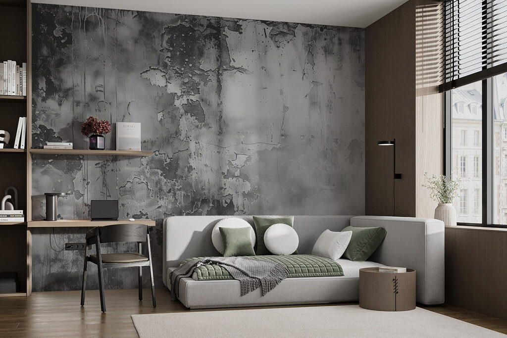 Vopsea uzată gri — interior 2