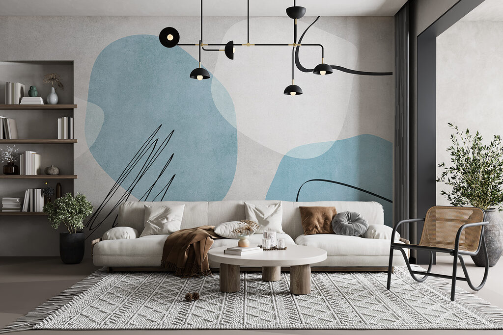 Forme cu mâzgăleli negre — interior 1