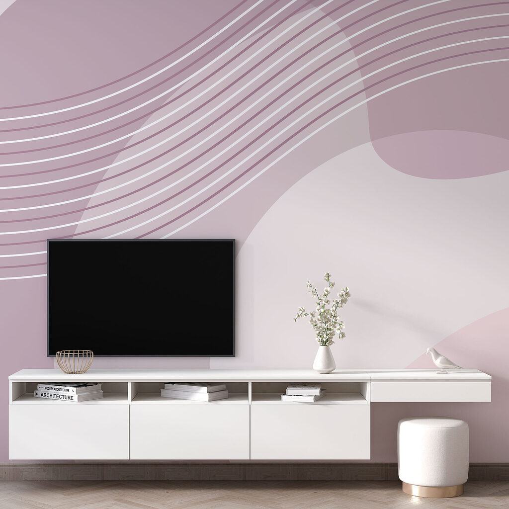 Linii ondulate peste forme — interior 1