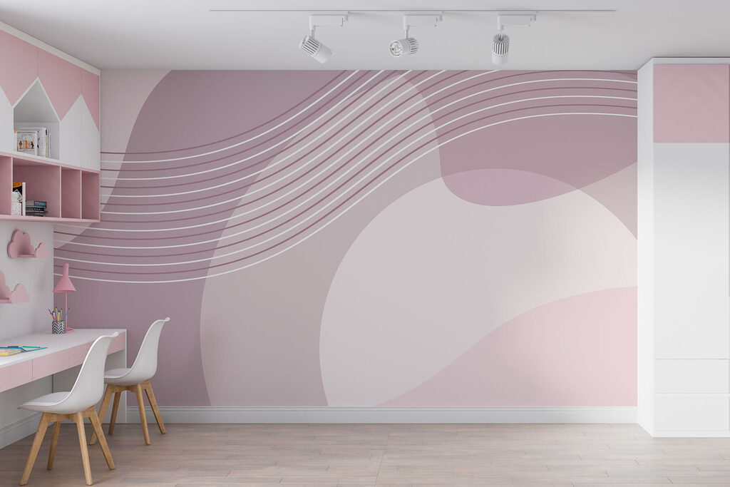Linii ondulate peste forme — interior 2