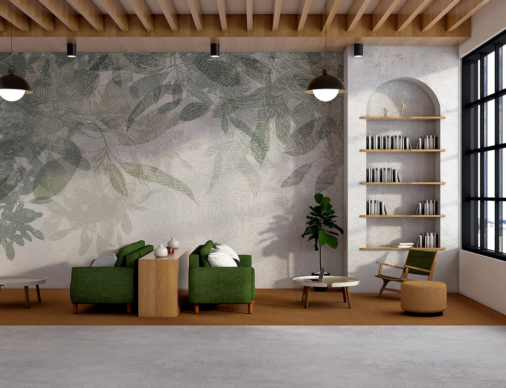 Ramuri de frunze verzi — interior 5
