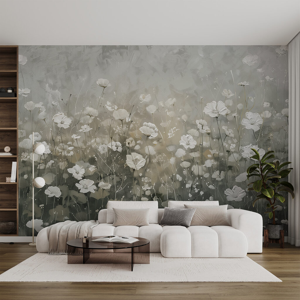 Flori albe în amurg — interior 2