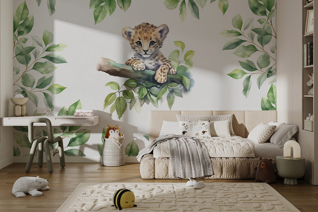 Pui între ramuri verzi — interior 2