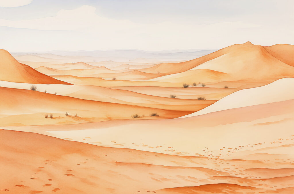 Dune în tonuri calde — design complet