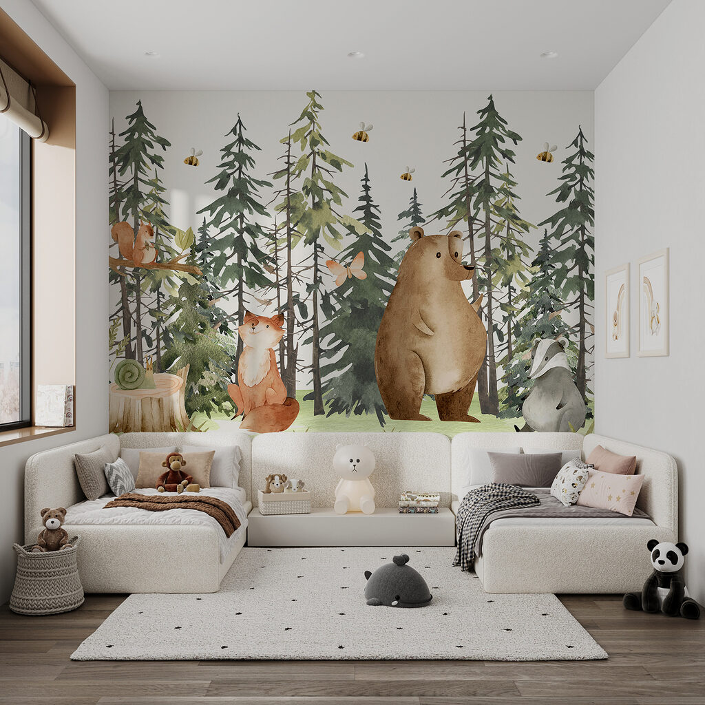 Ursul printre conifere — interior 4