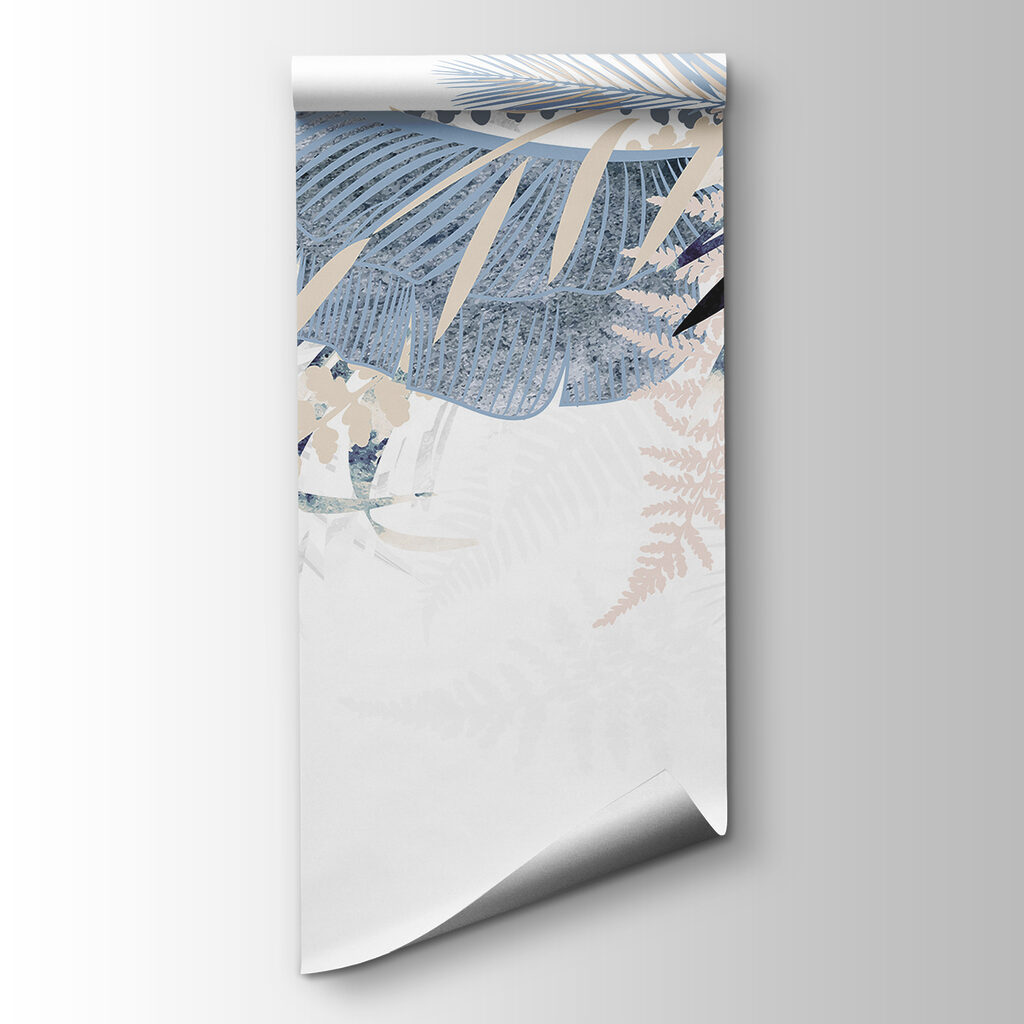 Frunze tropicale pastel — vizualizare produs
