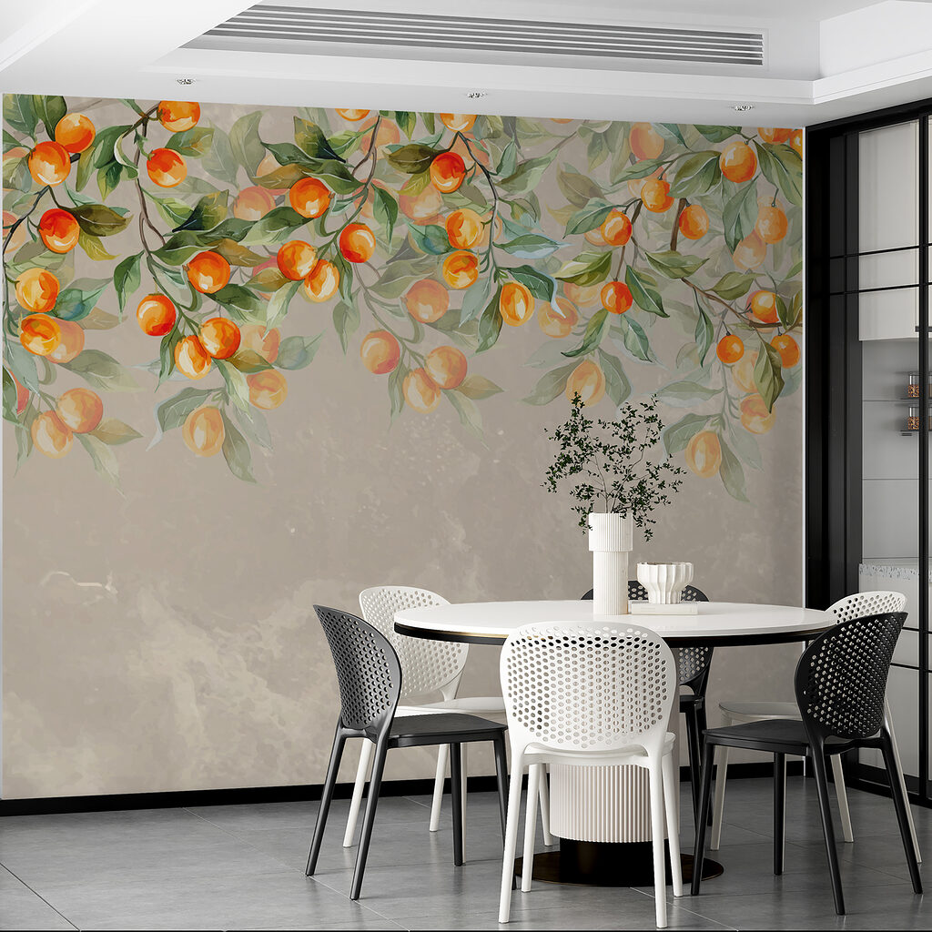 Ramuri cu portocale — interior 2