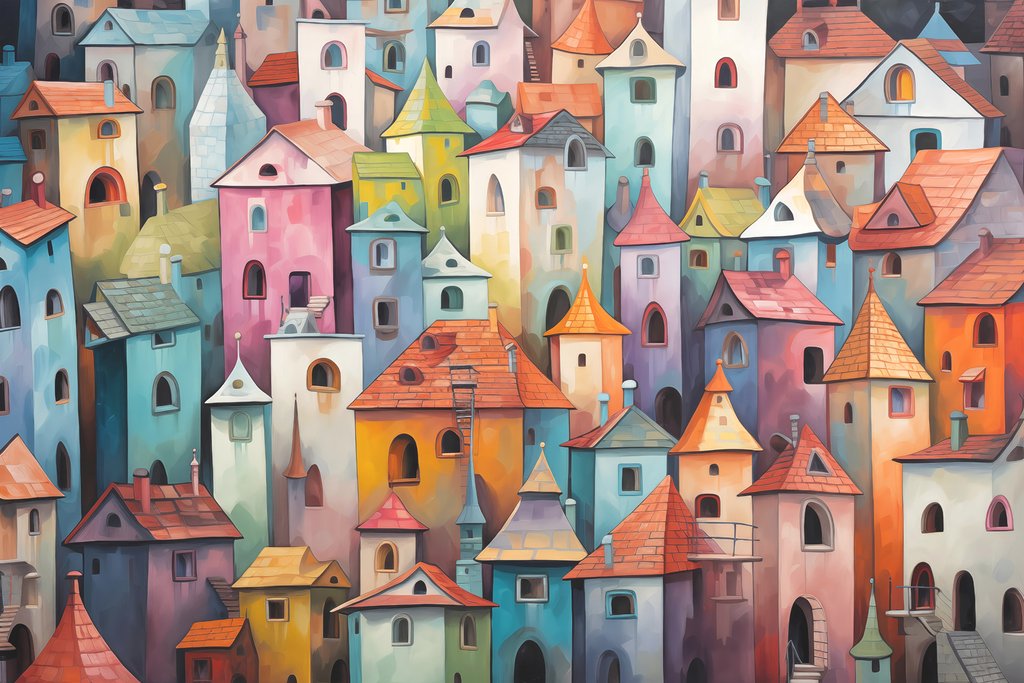 Căsuțe colorate — design complet