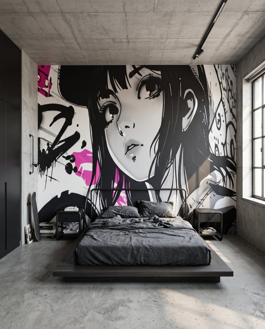 Fată printre semne negre — interior 2