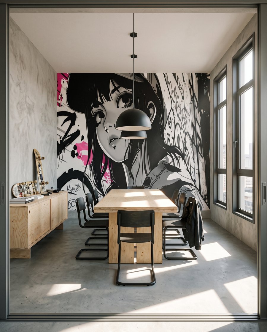 Fată printre semne negre — interior 6