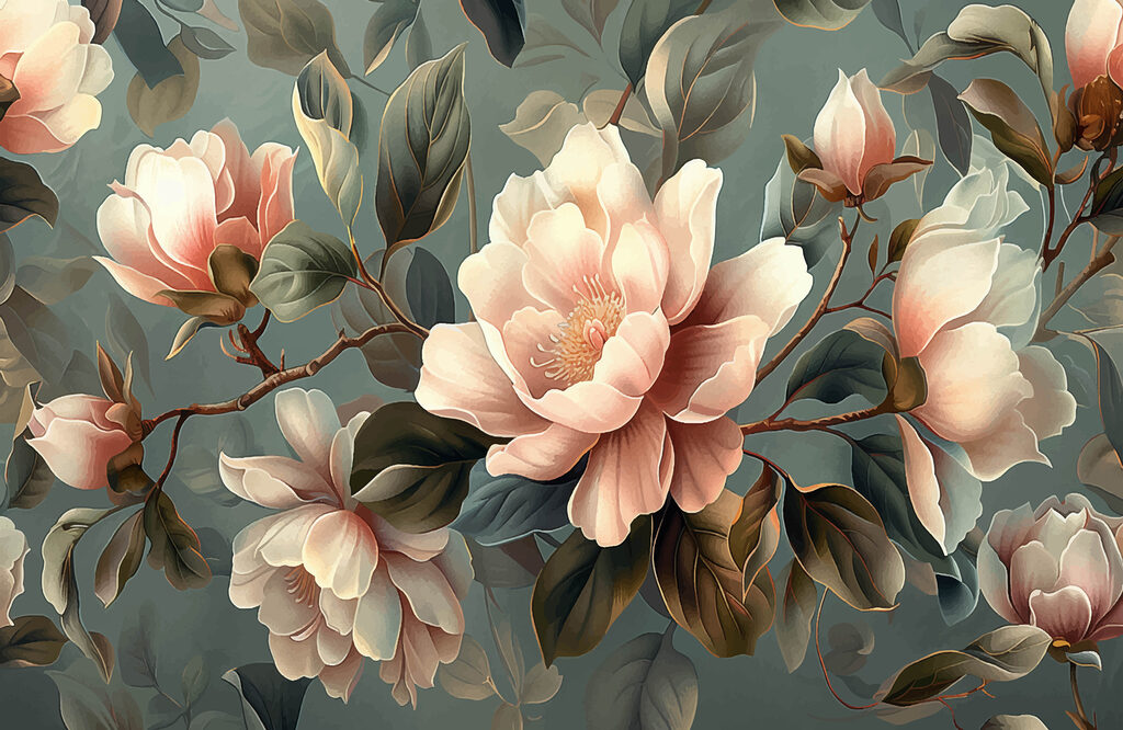 Ramuri de magnolie — design complet