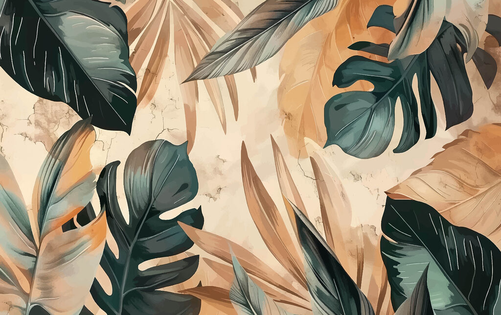 Monstera întunecată — design complet