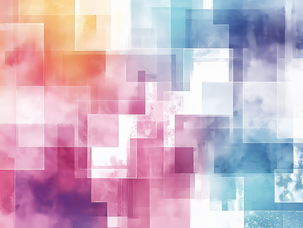 Pătrate în pastel — design complet