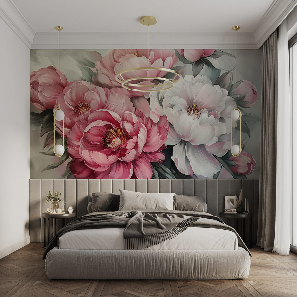 Pioni roz, plini — interior 2