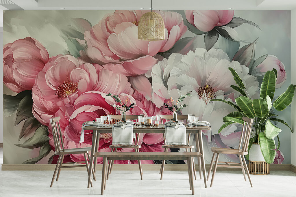 Pioni roz, plini — interior 3