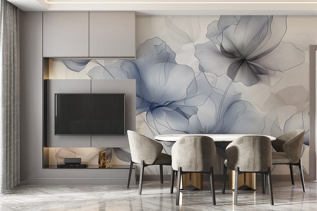 Flori gri-albastre — interior 3