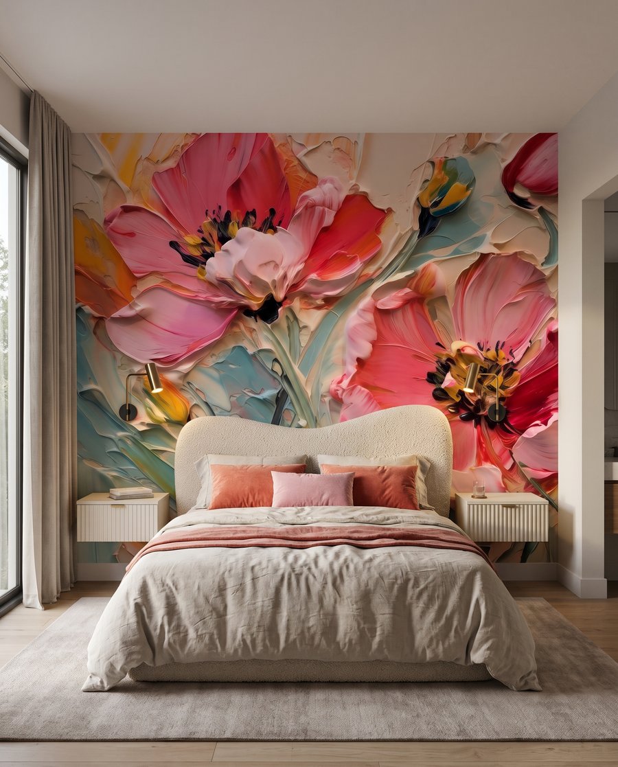Flori corai colorate — interior 2