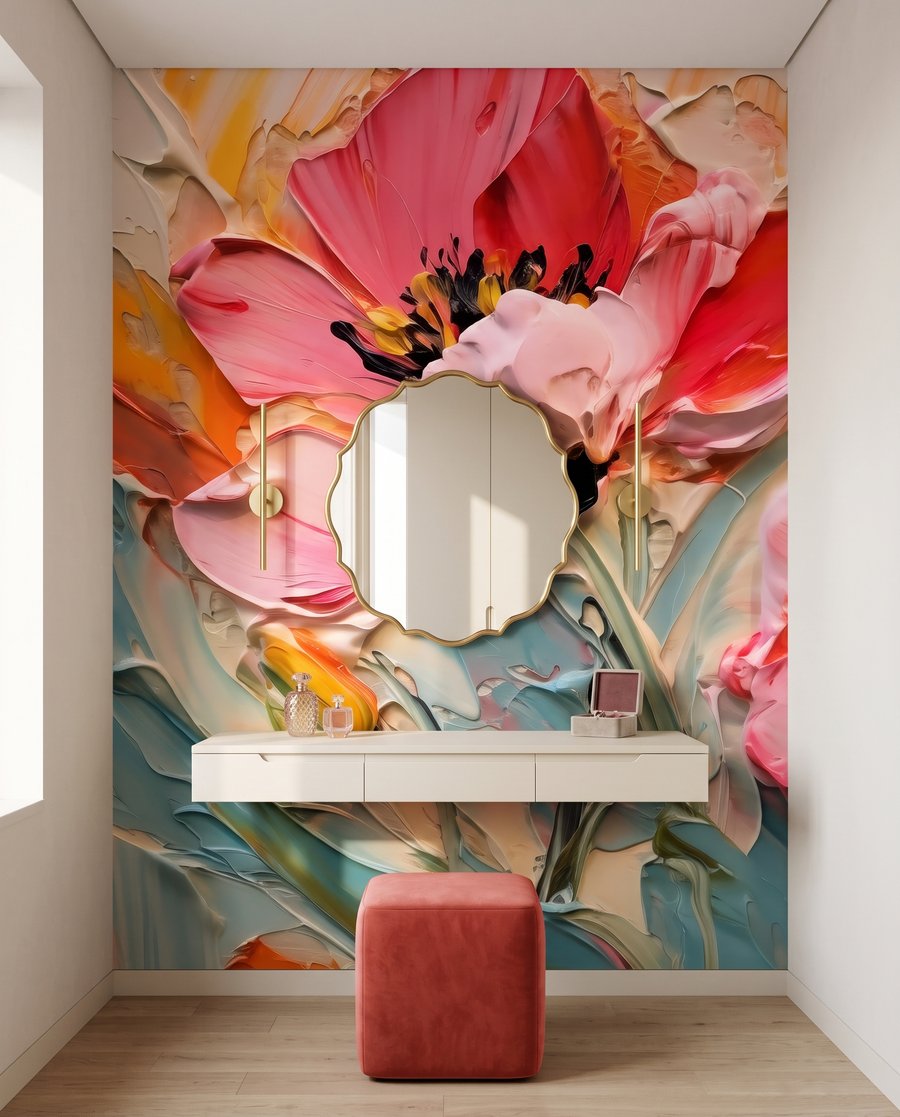 Flori corai colorate — interior 3