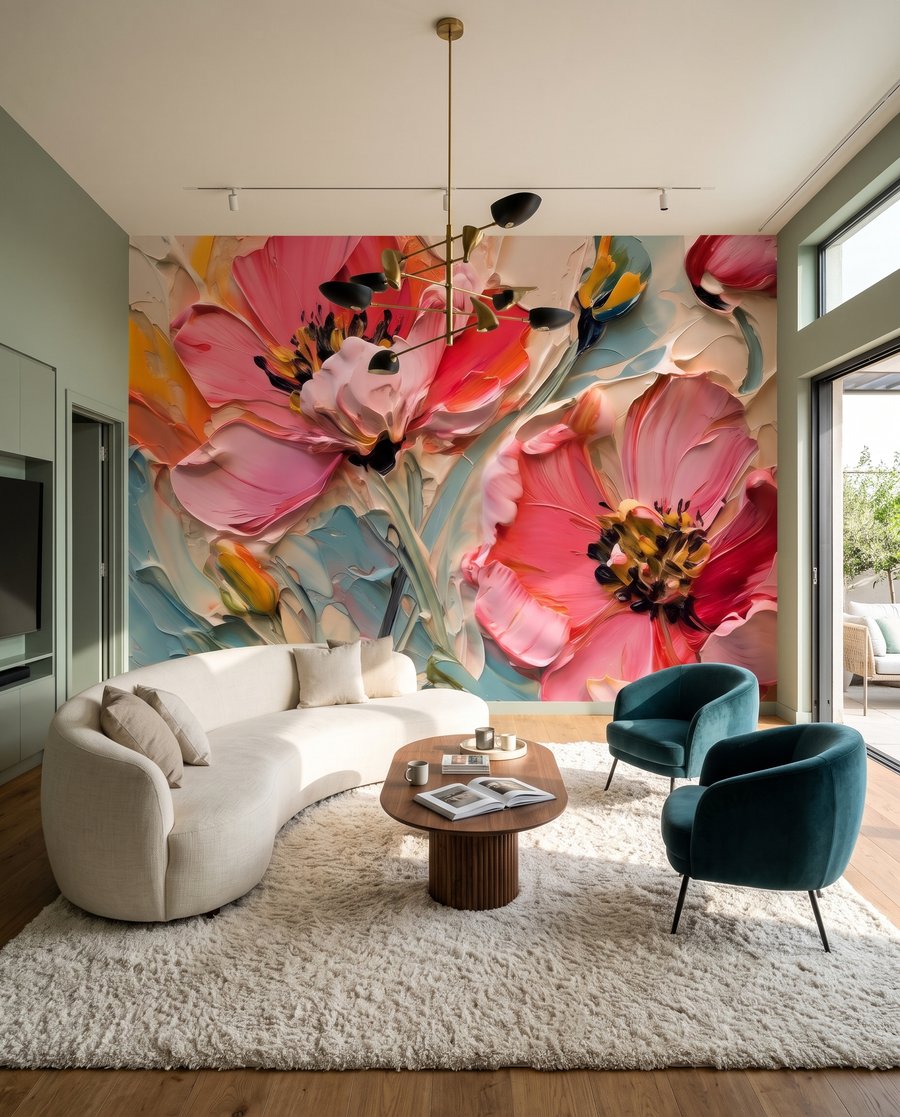 Flori corai colorate — interior 4