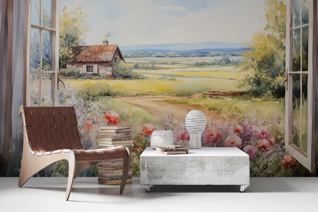 Fereastră spre câmpuri — interior 2