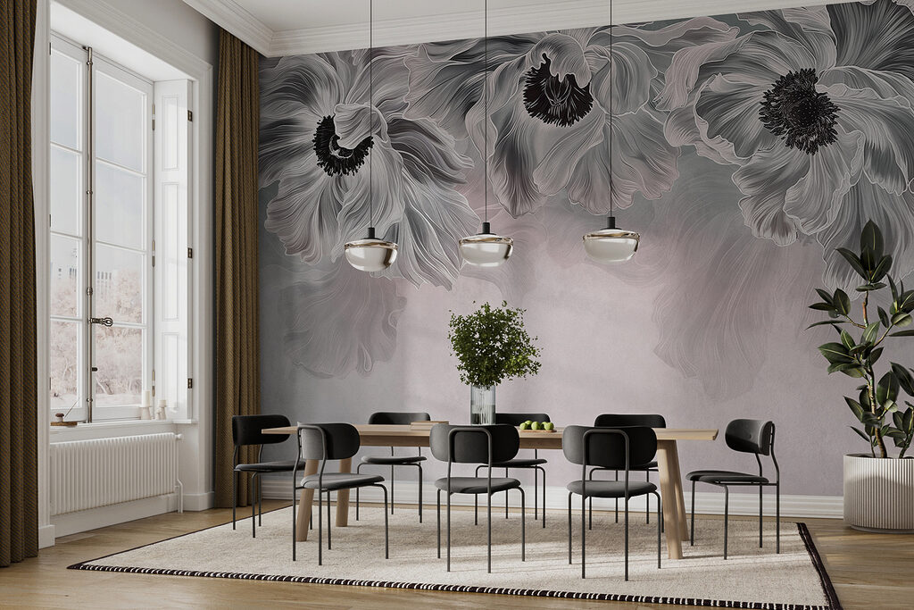 Flori gri, centru deschis — interior 4
