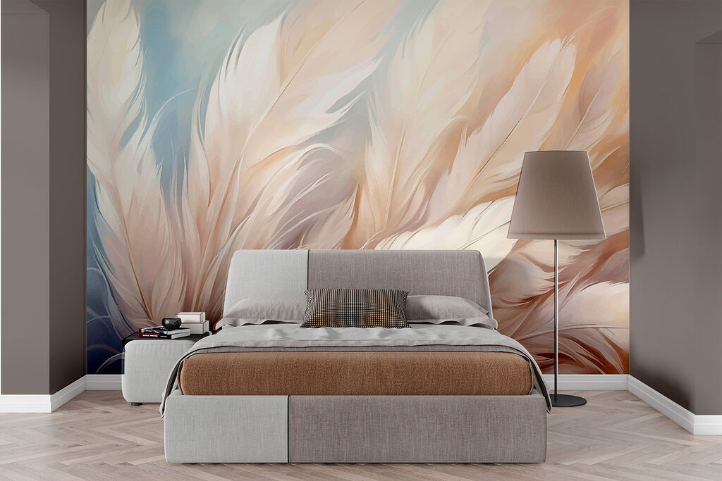 Pene albe în pastel — interior 1