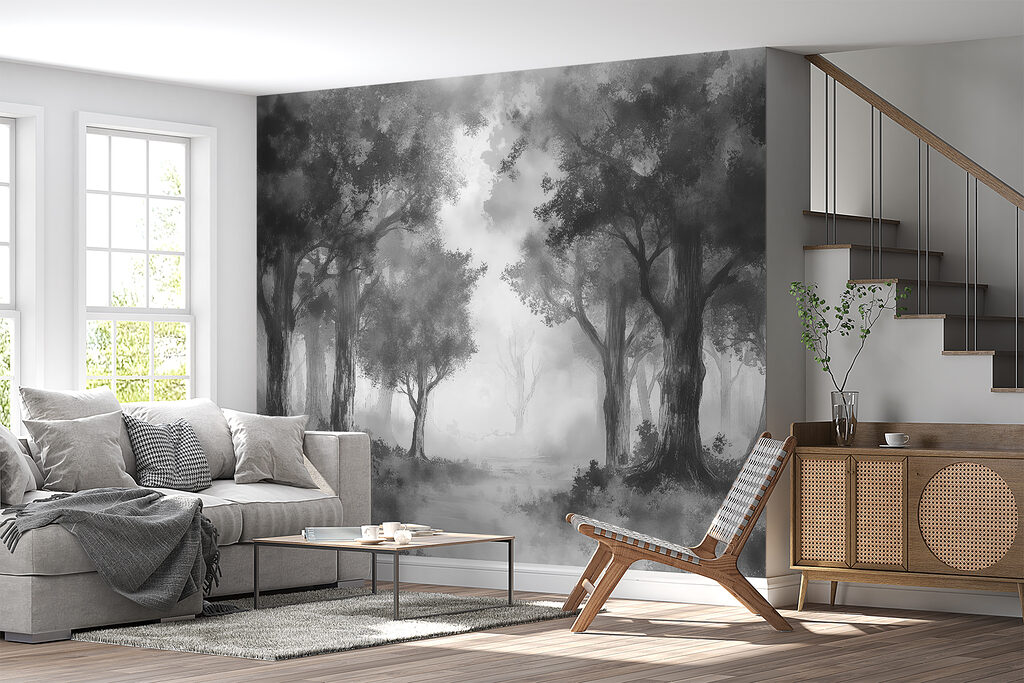 Cărare printre copaci — interior 2