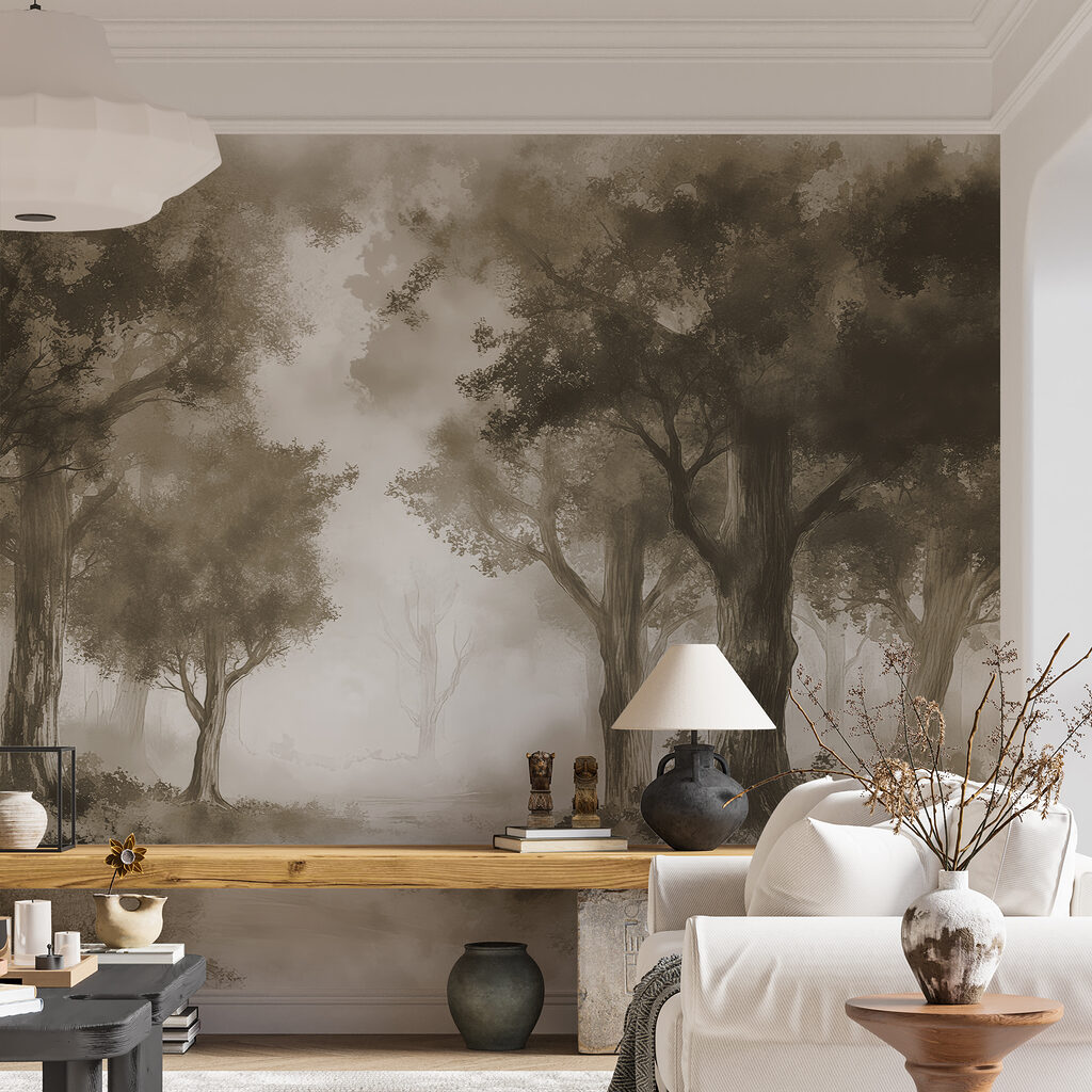 Cărare printre copaci — interior 1